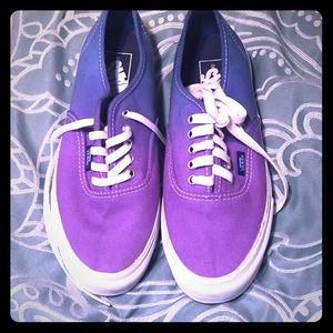 Purple ombré vans